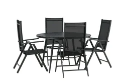Break Matgrupp Utomhus Rund 120cm + 4 Break Positionsstol