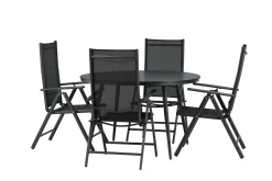 Break Matgrupp Utomhus Rund 120cm + 4 Break Positionsstol