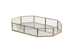 Bricka Chabris Guld/transparent