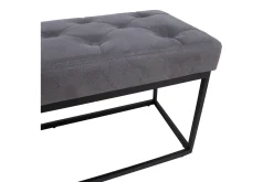 Brigite Bänk 100x35x47 cm Grå