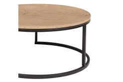 Britu Soffbord 80x35 cm Ljus trä