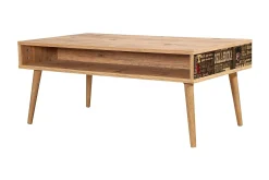 Brokind Soffbord 110 cm med Förvaring Hylla Oklahoma