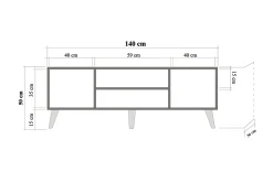 Brokind TV-Bänk 140 cm