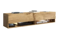 Brya TV-bänk 140 cm LED-belysning