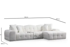 Buddy 4-sits Soffa med Divan