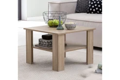 Bulanda Soffbord 60 cm med Förvaring Hylla