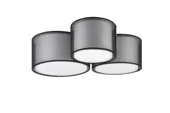 Burton Plafond 3L E27 mattsvart