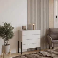 Byrå Jukon S med 4 Lådor