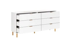 Byrå Walpole Vitt, guld