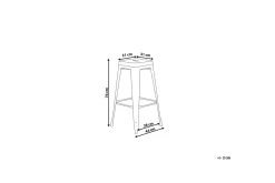 Cabrillo Barstol 44 cm