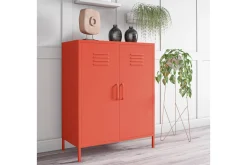 Cache Förvaringsskåp 80x40 cm 2 Dörrar Orange