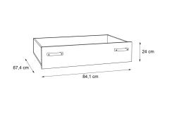 Cadle Byrå 104 cm