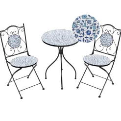 Caféset utomhus Fällbar Chapeco Järn