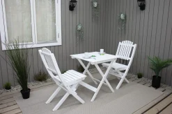 CALAYAN Klappbord och Cafébord Utomhus 65 cm Trä