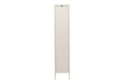 Cali Smalt Vitrinskåp 35 cm djup 37 cm bred 180 cm hög Ljust Stål