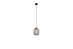 Calimero Taklampa 1L E27 22cm mattsvart