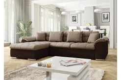 Camior Divanbäddsoffa 4-sits Vänster Konstläder