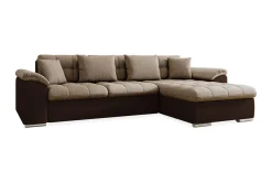 Camior Divanbäddsoffa 4-sits Höger Konstläder