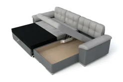 Camior 3-sits Hörnbäddsoffa Pink