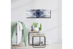 Canvastavla - Abstrakt blommotiv med svävande former