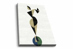 Canvastavla - Abstrakt figur i geometriska former