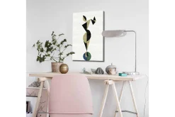 Canvastavla - Abstrakt figur i geometriska former