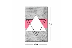 Canvastavla - Abstrakt komposition med geometriska former