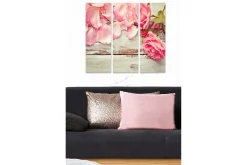 Canvastavla Floral 3-pack Flerfärgad