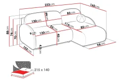 Carve Bäddsoffa m. Divan 2-sits