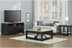 Carver Soffbord 90 cm Svart