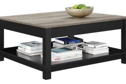 Carver Soffbord 90 cm Svart