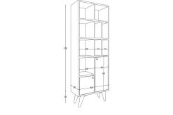 Casabetania Bokhylla 30x60 cm
