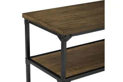 Cassy Konsollbord 121,9 cm Svart/Mörkbrun