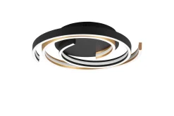 Caya LED Plafond mattmässing
