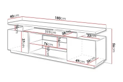Ceasar Tv-bänk 180 cm