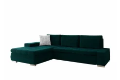 Cerys 3-sits Hörnbäddsoffa Green