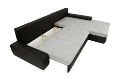 Cerys 3-sits Hörnbäddsoffa White