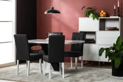 Cesi Matgrupp 140 cm med 4 Viktor Stol