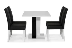 Cesi Matgrupp 140 cm med 4 Viktor Stol