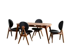 Charbel Matgrupp 160 cm med 4 matstolar