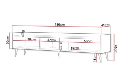 Chiku Tv-bänk 180 cm