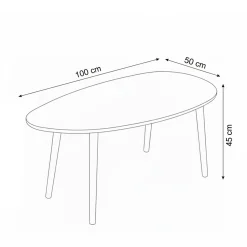 Childress Soffbord 100 cm