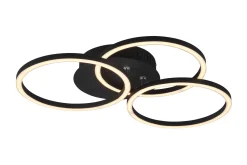 Circle LED Plafond mattsvart