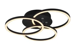 Circle LED Plafond mattsvart