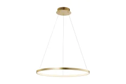 CIRCLE Pendellampa, guld 60x120 cm