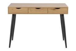 Citysea Skrivbord 110 cm med Förvaring 3 Lådor