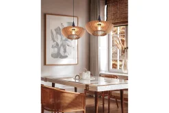 Colino Taklampa E27 trä/ antracit