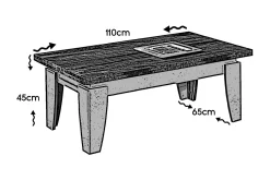 Comfortale Soffbord 110 cm