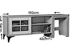 Comfortale Tv-bänk 150 cm
