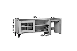 Comfortale Tv-bänk 150 cm